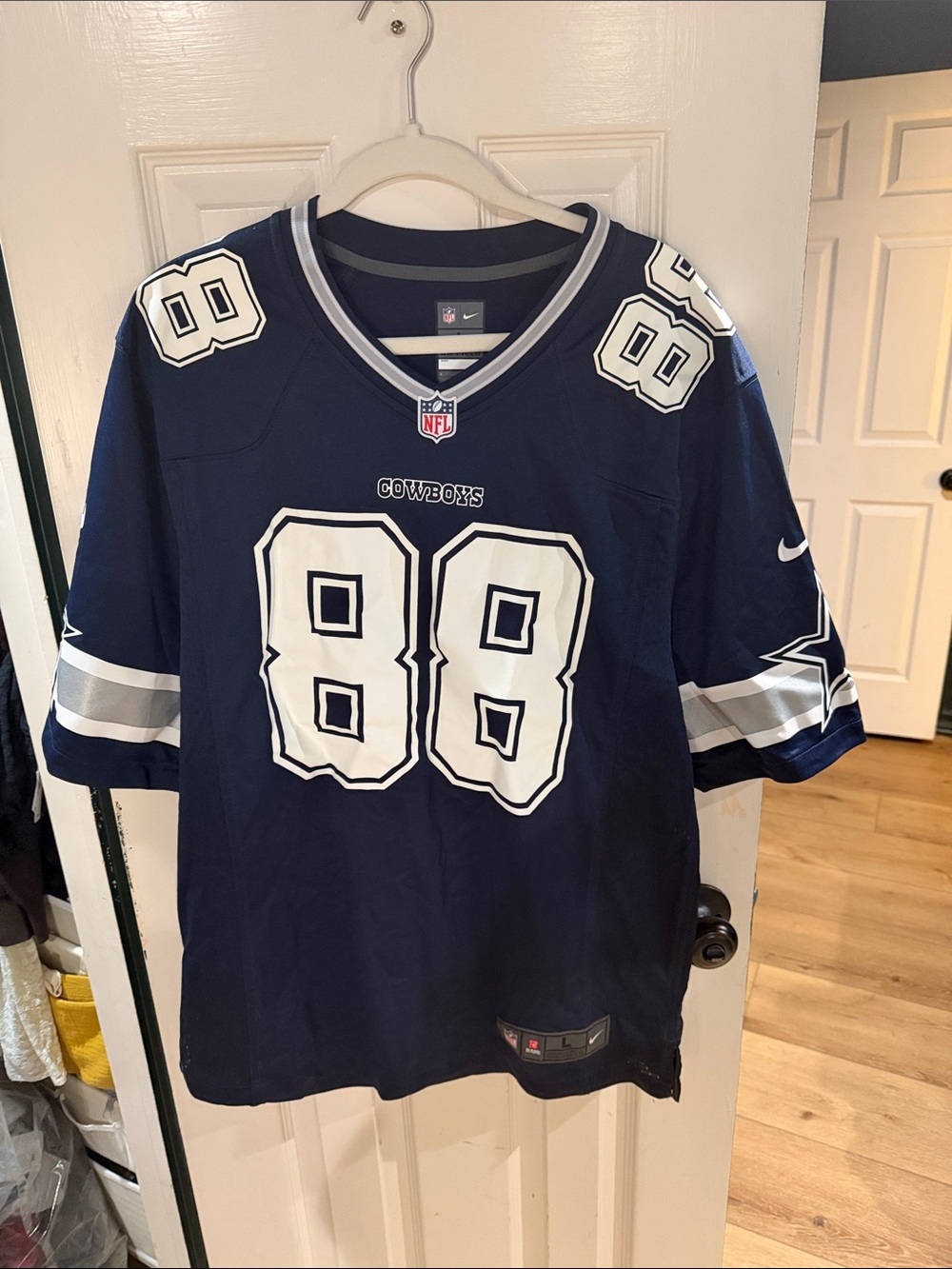 Nike Dallas Cowboys #88 lamb Navy and White Men’s Football Jersey